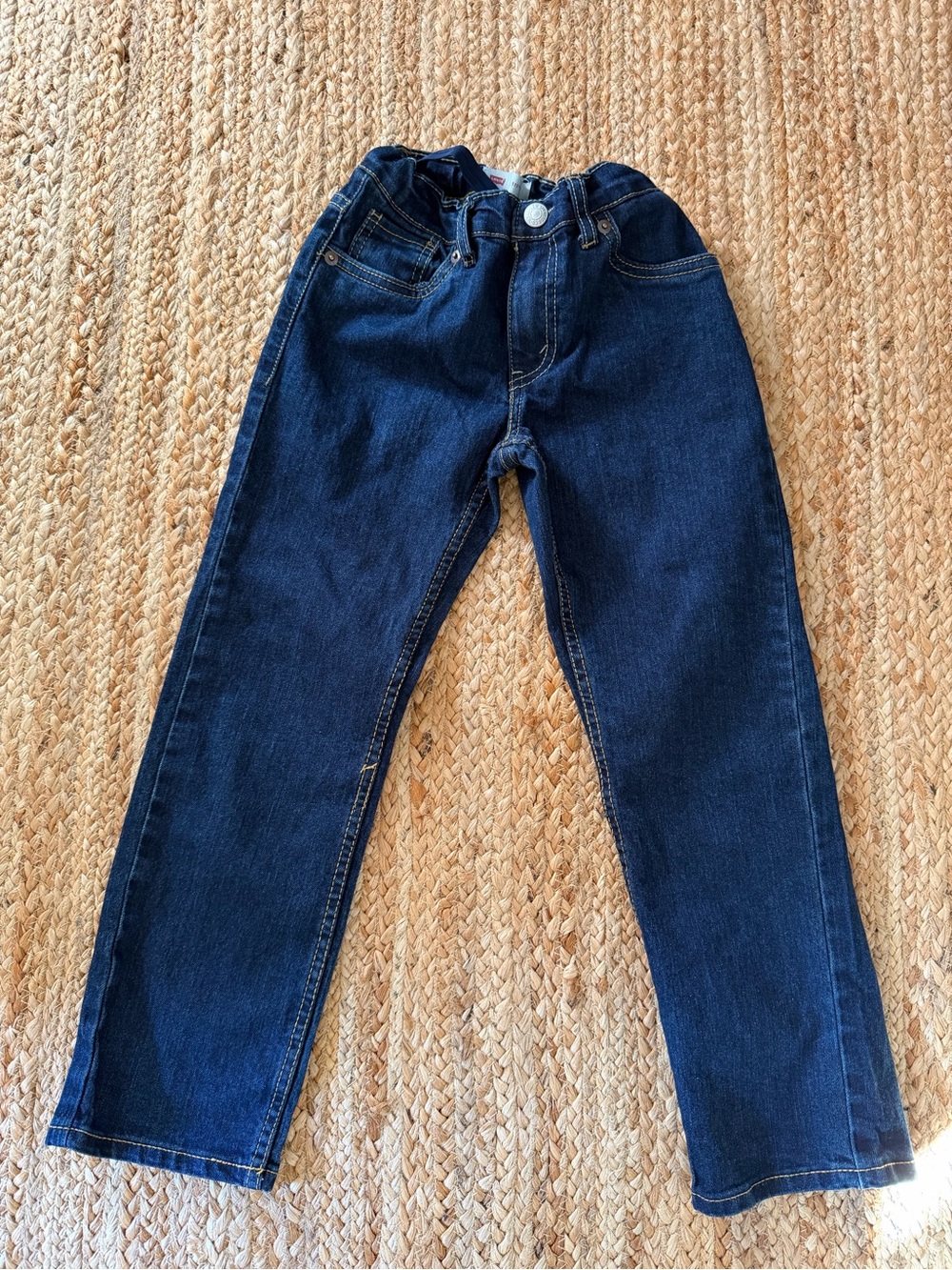 Levi's Kids Dark Blue Straight Jeans